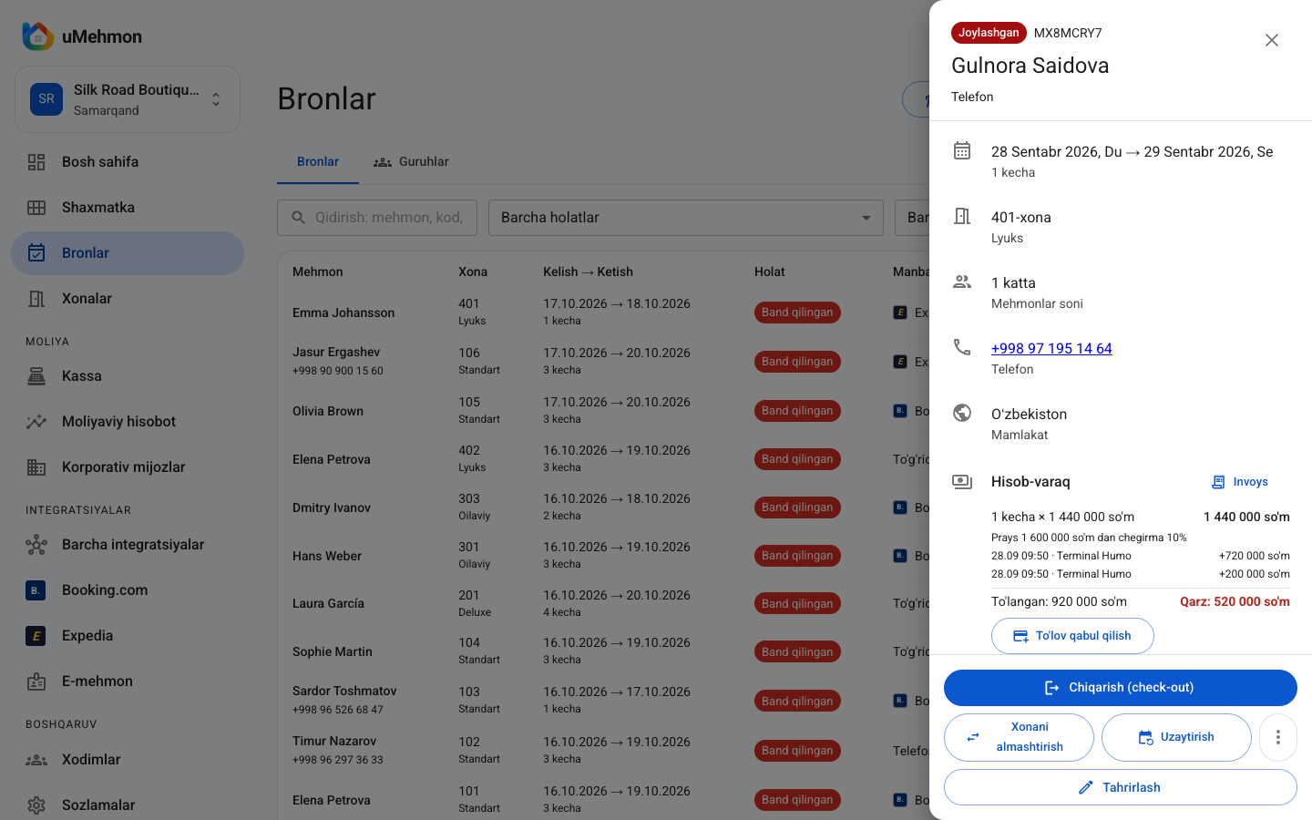 Bronlar: kunlik, soatlik, guruh